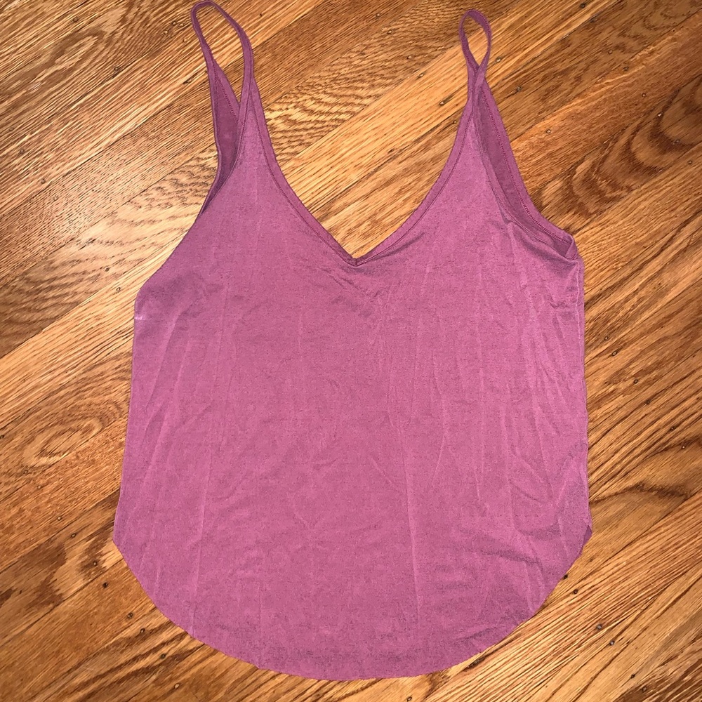 Pink casual tank